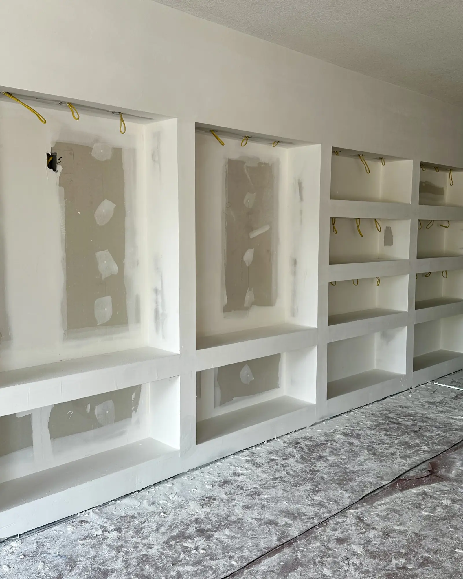Bookcase and closet door refinishing in Springfield Illinois