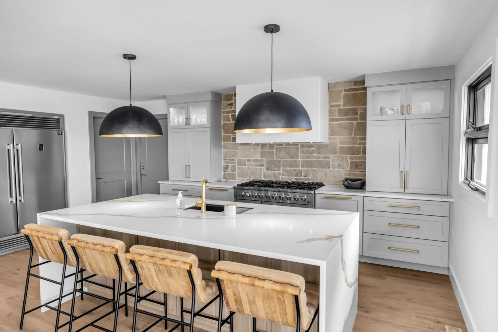 Cabinet refinishing project by Clean Cut