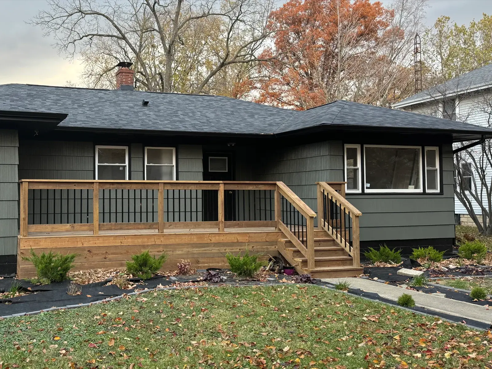 Deck staining project by Clean Cut
