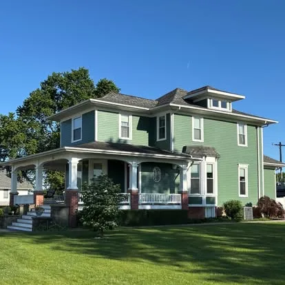 Exterior painting project completed in Central Illinois